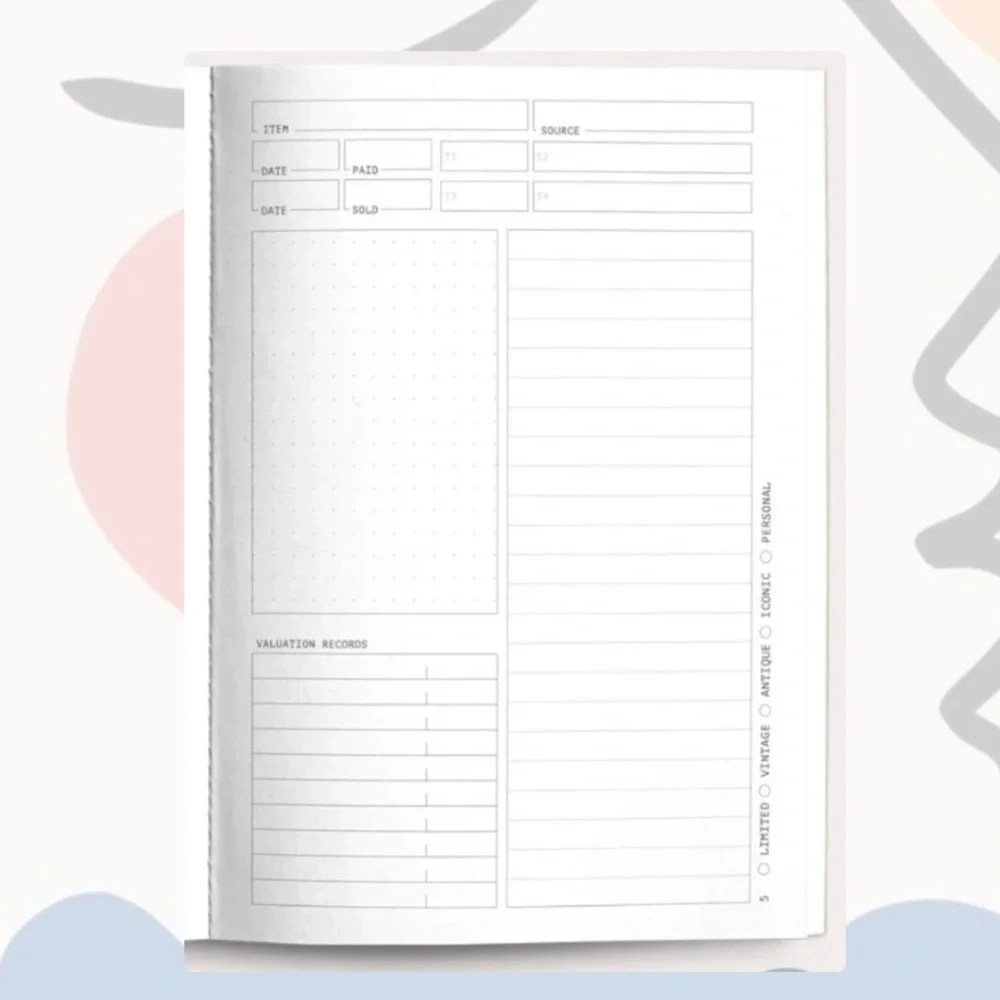 🆕 🎉 rare Collector’s Friend hobby tracker notebook journal planner